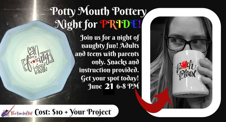 POTTY MOUTH POTTERY NIGHT FOR PRIDE